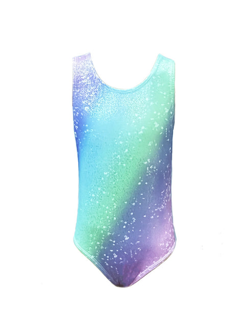 Little Girls Rainbow Hair Band Tank Leotard 1T-8 - SophiasStyle.com
